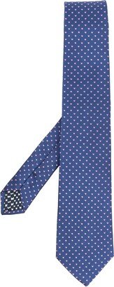 Heart-Pattern Silk Tie