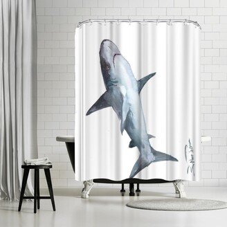71 x 74 Shower Curtain, Shark 2 by Suren Nersisyan