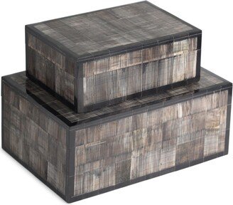 Gauri Kohli Bermuda Decorative Boxes, Set of 2