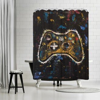 71 x 74 Shower Curtain, Video Gamer by Michael Creese