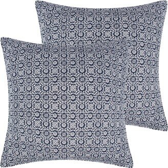 Home Magnolia 2-Piece Sham Set, European