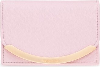 Leather Card Case - Pink-AA