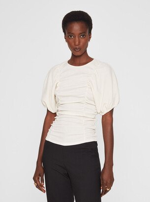 Ruched Pull Sleeve Top