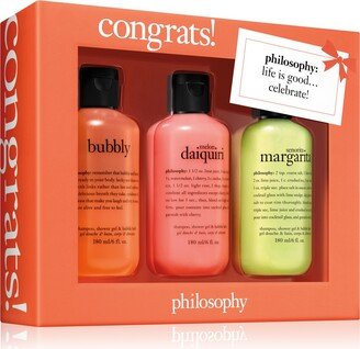 3-Pc. Congrats! Gift Set