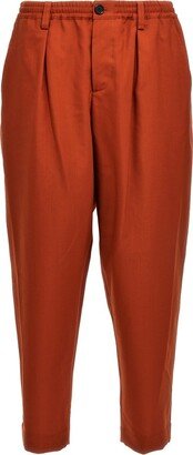 Button Detailed Tapered Trousers