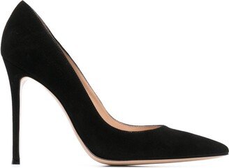 Gianvito 105mm suede pumps-AB