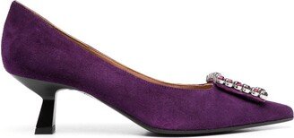 Evilly 70mm suede pumps