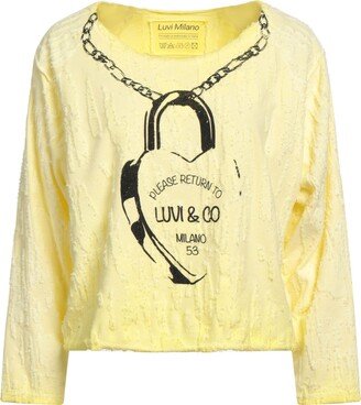 LUVI Milano Sweatshirt Yellow