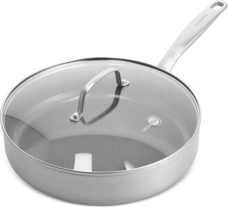 Chatham Stainless Ceramic Nonstick 3.75-Qt. Saute Pan & Lid