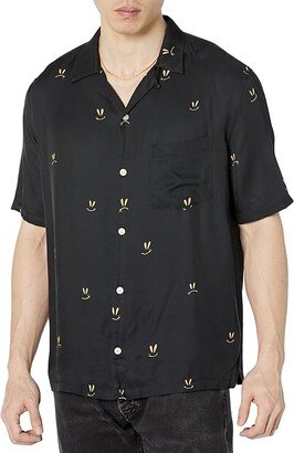 Emotive Short Sleeve Shirt (Jet Black) Men's Clothing