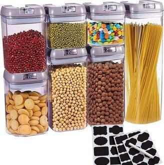 Cheer Collection Set of 7 Airtight Food Storage Containers