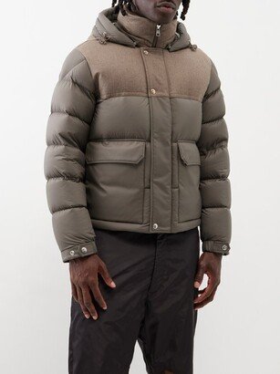 Mussala Quilted Down Hooded Coat