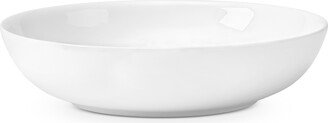 Serveware For Me Collection Porcelain Large Shallow Round Serving Bowl