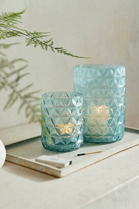 Oceanic Glass Votives, Set of 2