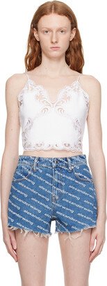 White Cropped Camisole