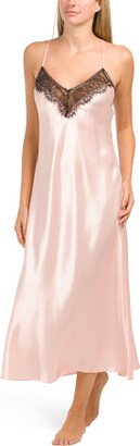 Satin And Lace Gown for Women