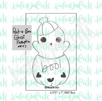 Peak A Boo Ghost Pumpkin Set Of 2 Cookie Cutters