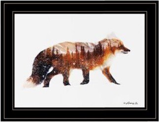 Arctic Red Fox By Andreas Lie Ready To Hang Framed Print Collection