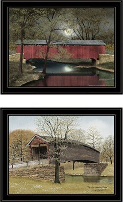 Bridge Collection I 2-Piece Vignette by Billy Jacobs, Black Frame, 27 x 21