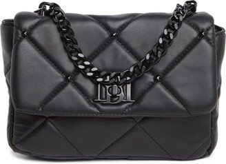 Big Chain Diamond Quilt Crossbody Bag