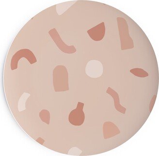 Salad Plates: Organic Cut Shapes - Pink Clay Salad Plate, Pink