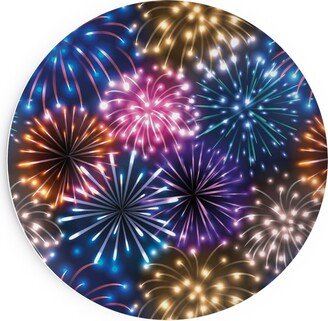 Salad Plates: Fireworks - Multi Salad Plate, Multicolor