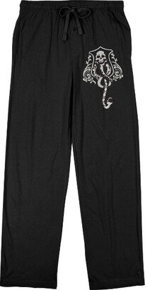 Dark Arts Crest Men's Black Sleep Pajama Pants-XX-Large