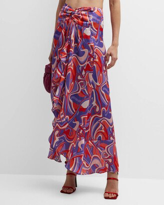 Lorena Ruffled Maxi Skirt