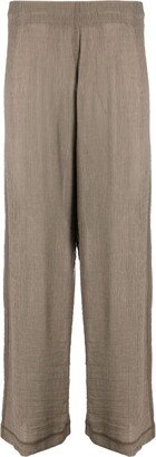 Brown Reduced Cropped Trousers