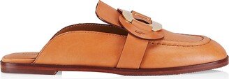 Chany Leather Loafer Mules