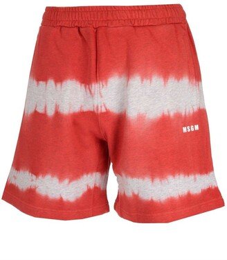 Tie Dye Bermuda Track Shorts