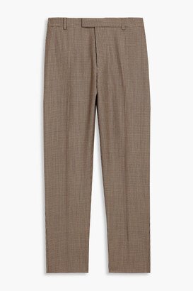 Houndstooth wool-tweed pants