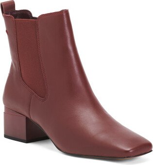 TJMAXX Leather Waxton Chelsea Booties For Women