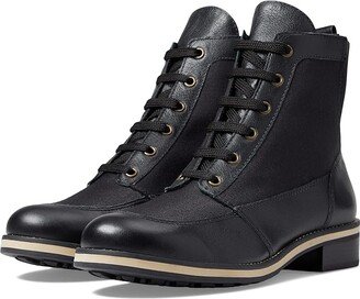 Knox (Black Leather/Canvas) Women's Shoes