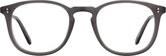 Kinney Matte Grey Crystal Glasses