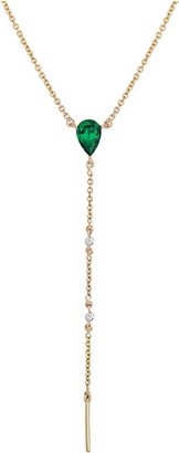 Ritique Emerald Drop Necklace