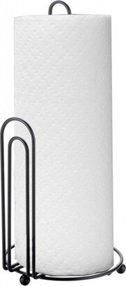 Double Wire Free Standing Paper Towel Holder, Black