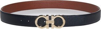 Gancini Plaque Reversible Belt-AA