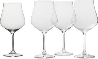 Grace Crystal Four-Piece Red Wine Glass Set