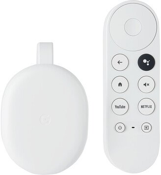 White Chromecast & TV Set