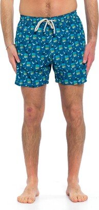 Drawstring Swim Shorts-AF