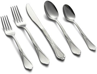 Heather Sand 20-Piece Flatware Set, Service for 4