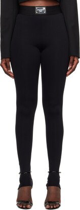 Black Plaque Leggings