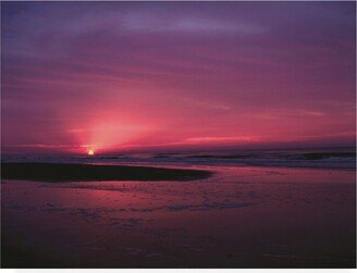 Kurt Shaffer Photographs Sunrise at Sunset Beach Canvas Art - 27 x 33.5