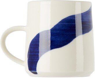 Tom Kemp SSENSE Exclusive Off-White & Blue Terpsichore Mug