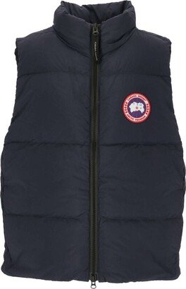 Logo Patch Zipped Down Gilet