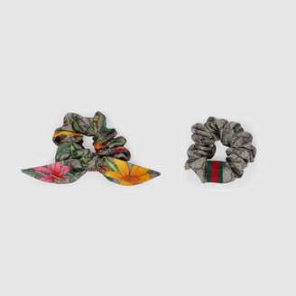 Silk GG scrunchie set-AA