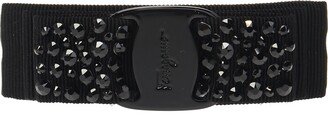 Hair Clip With Logo - Black