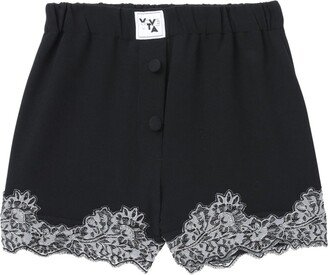 Lace-Trim Mini Shorts