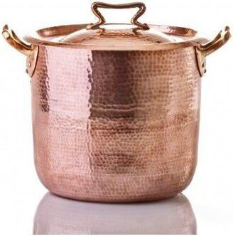 Copper Stockpot 10 Qt W Standard Lid